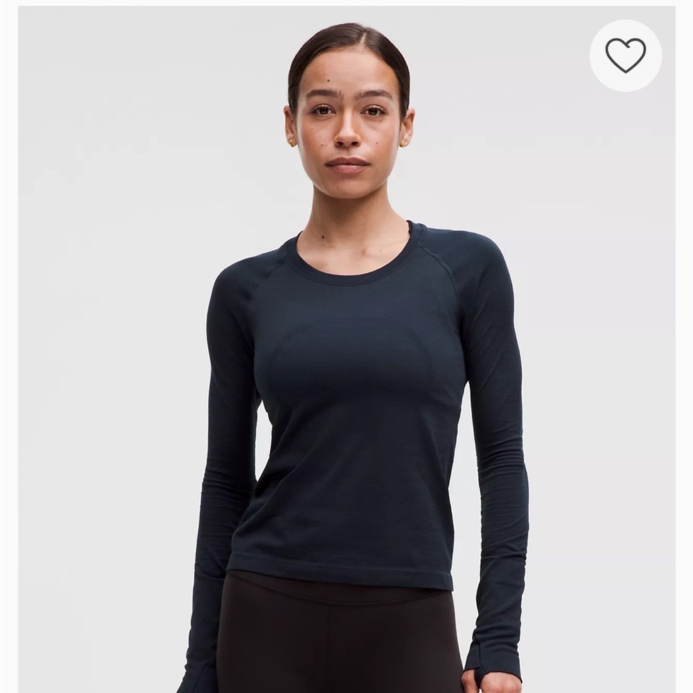 lululemon athletica Navy Long Sleeve Top